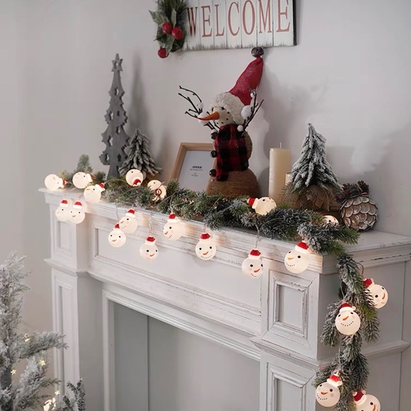 🆕Christmas snowman decoration LED string lights 8 modes - Picture 5 of 8